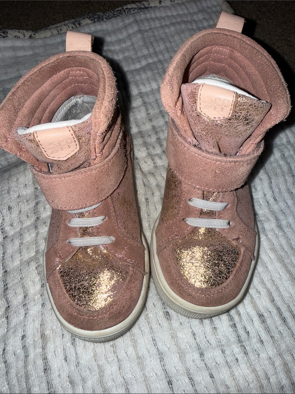 Freshly Picked Toddler High-Top Sneakers - Rose